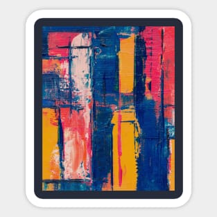 Abstract Painting Sticker